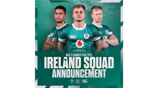 SE CONFIRMÓ EL PLANTEL DE IRLANDA PARA LA VENTANA DE JULIO: