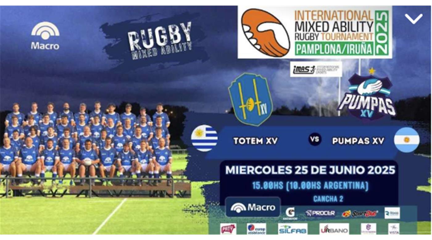 PUMPAS XV VENCIÓ A TOTEM XV Y VA EN BUSCA DE LA COPA DE BRONCE EN EL IMART 2025 EN PAMPLONA  
