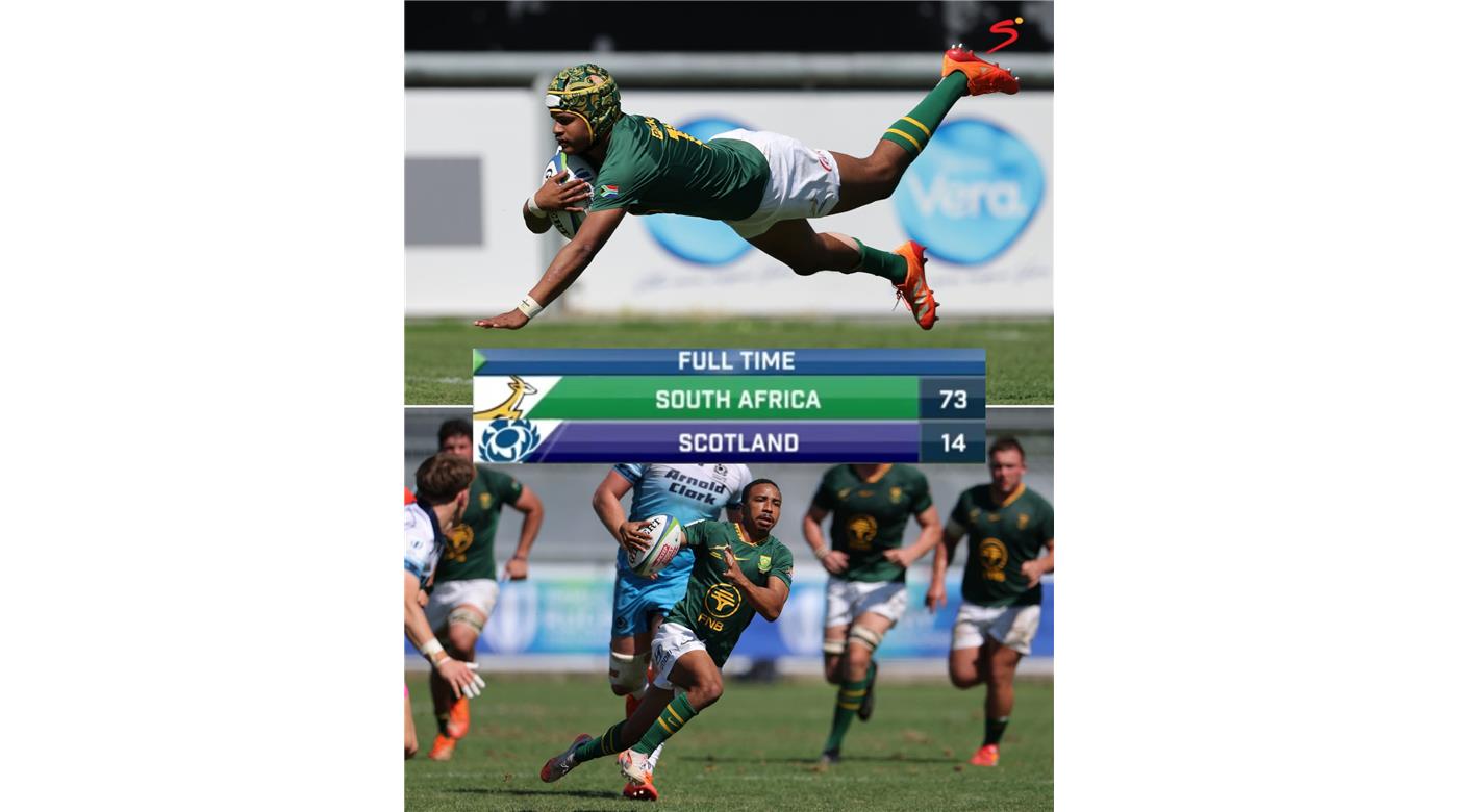 SUDÁFRICA GOLEÓ A ESCOCIA Y SE CLASIFICÓ PARA LAS SEMIFINALES DEL MUNDIAL JUVENIL. ADEMÁS GALES DERROTÓ A ESPAÑA 