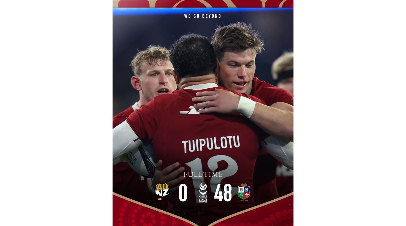 LOS BRITISH & IRISH LIONS GOLEARON EN SU GIRA POR AUSTRALIA A  INVITACION XV AUNZ