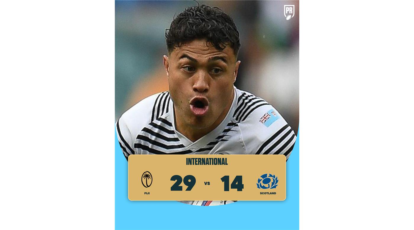 FIJI SORPRENDIÓ A ESCOCIA PENSANDO EN EL MUNDIAL DE AUSTRALIA