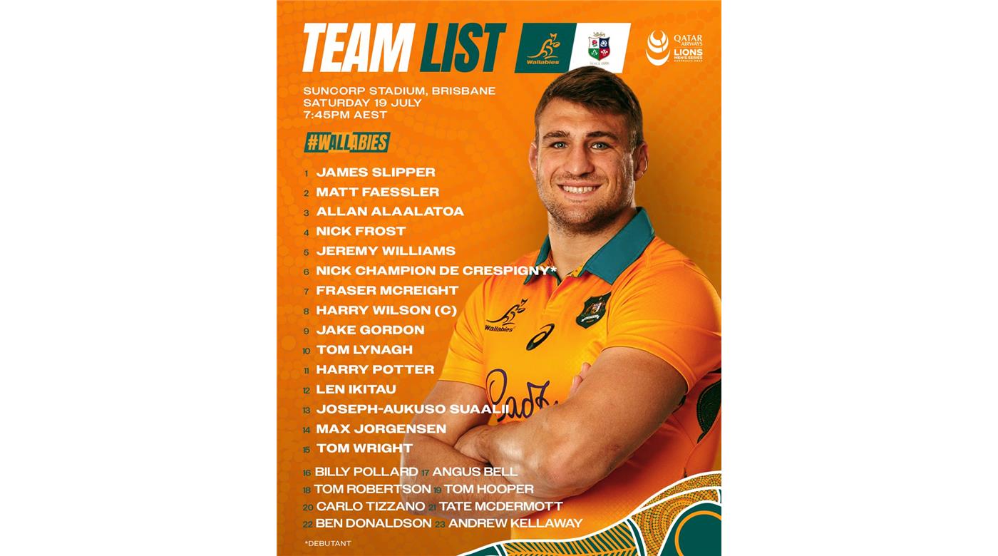 LOS BRITISH & IRISH LIONS Y SU PRIMER TEST MATCH ANTE LOS WALLABIES