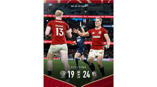 NUEVA VICTORIA DE LOS BRITISH & IRISH LIONS EN SU GIRA POR AUSTRALIA