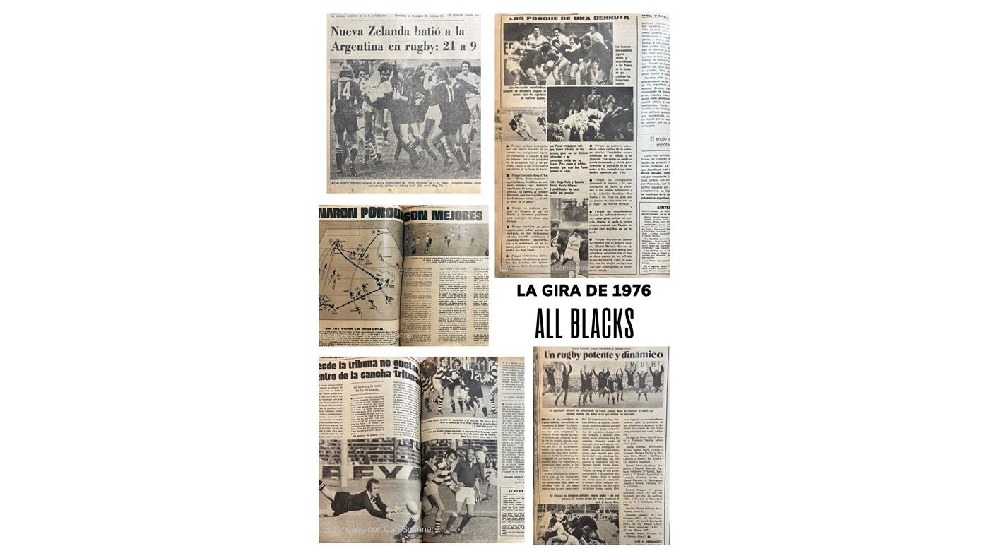 LA PRIMERA GIRA DE LOS ALL BLACKS POR LA ARGENTINA
