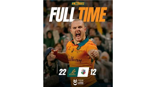 LOS WALLABIES DERROTARON A LOS BRITISH & IRISH LIONS EN EL CIERRE DE LA GIRA POR AUSTRALIA 