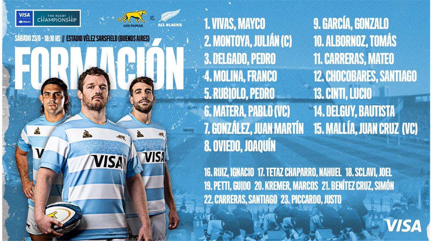 LOS PUMAS VAN CON DOS VARIANTES PARA LA REVANCHA ANTE LOS ALL BLACKS DEL PRÓXIMO SÁBADO  
