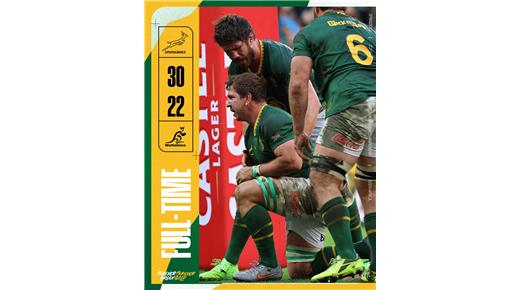 SUDÁFRICA SE VENGÓ DE AUSTRALIA Y SE LLEVÓ LA VICTORIA 