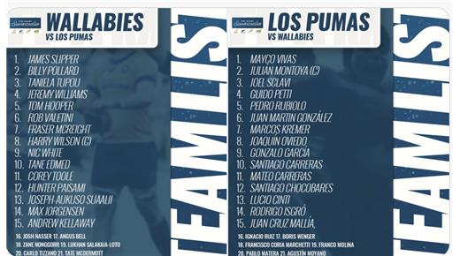 LOS WALLABIES ENFRENTAN A LOS PUMAS DESDE LA 1 DE LA MADRUGADA 