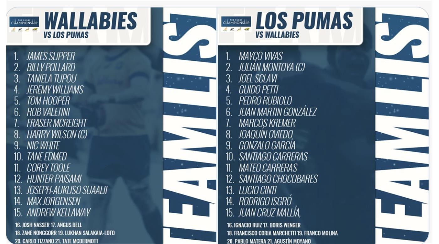 LOS WALLABIES ENFRENTAN A LOS PUMAS DESDE LA 1 DE LA MADRUGADA 