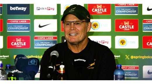 LOS SPRINGBOKS CON EQUIPO CONFIRMADO PARA ENFRENTAR A LOS PUMAS 