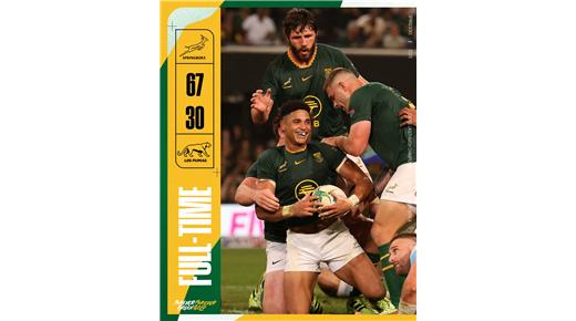 LOS PUMAS NO PUDIERON  CON EL CAMPEÓN DEL MUNDO, Y RECIBIERON UNA DURA GOLEADA 