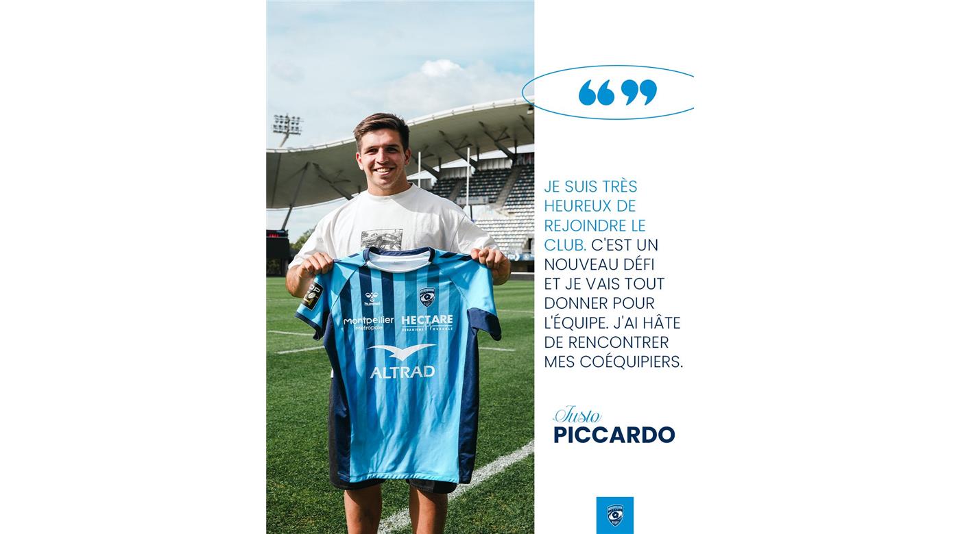 JUSTO PICCARDO SE SUMÓ AL MONTPELLIER