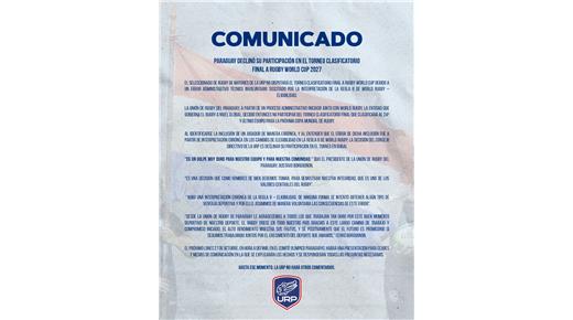 BRASIL JUGARÁ EN DUBAI EL CUADRANGULAR POR EL ÚLTIMO PASAJE AL MUNDIAL 2027 POR MALA INCLUSIÓN DE UN JUGADOR DE PARAGUAY