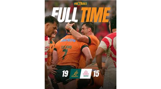 AUSTRALIA ARRANCÓ LA VENTANA CON EL PIE DERECHO, DERROTÓ A DOMICILIO A JAPÓN y SE ACERCÓ EN EL RANKING A LOS PUMAS