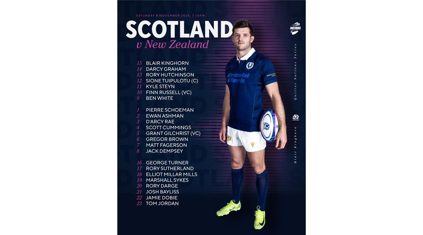 ESCOCIA SE MIDE ANTE LOS ALL BLACKS EN OTRO CHOQUE INTERESANTE DEL FIN DE SEMANA 