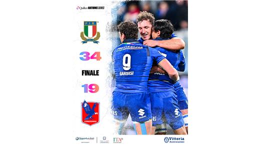 ITALIA SUPERÓ A LOS CÓNDORES CHILENOS CON JUSTICIA EN EL CIERRE DE LA VENTANA