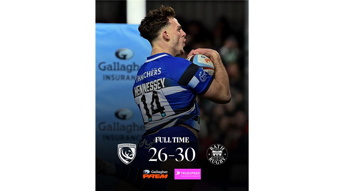 BATH VENCIÓ A GLOUCESTER EN EL ARRANQUE DE UNA NUEVA FECHA DE LA PREMIERSHIP