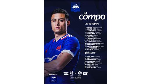 FRANCIA CON LA VUELTA DE DUPONT COMO CAPITÁN ANTE IRLANDA EN EL INICIO DEL SEIS NACIONES  