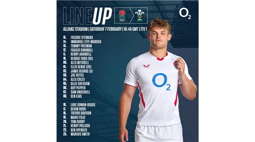 INGLATERRA SE ENFRENTARÁ A GALES PARA CERRAR LA PRIMERA FECHA DEL SEIS NACIONES