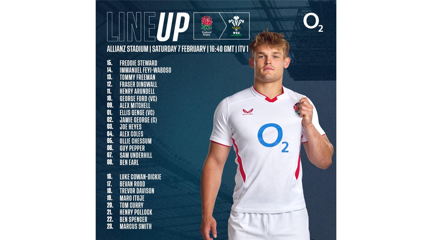 INGLATERRA SE ENFRENTARÁ A GALES PARA CERRAR LA PRIMERA FECHA DEL SEIS NACIONES