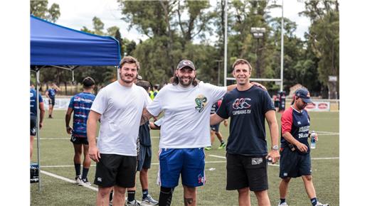 CAPIBARAS XV RECIBIÓ LA VISITA DE SORDONI, RUBIOLO Y COVASSI 