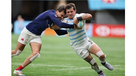 GRAN VICTORIA DE LOS PUMAS 7S ANTE FRANCIA PARA TOMARSE REVANCHA Y QUEDARSE CON EL QUINTO LUGAR EN VANCOUVER 
