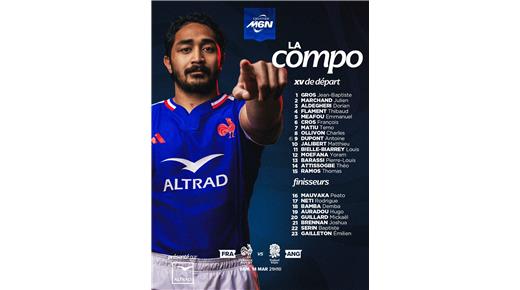 FRANCIA BUSCARÁ UN TRIUNFO ANTE INGLATERRA, EN BUSCA DE SER EL CAMPEÓN DEL SEIS NACIONES