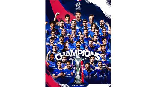 NO HUBO RUGBY CHAMPAGNE, PERO SI UNA FIESTA IMPERDIBLE POR EL BICAMPEONATO FRANCÉS EN EL SEIS NACIONES