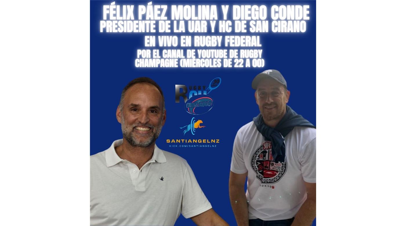 ESTA NOCHE NO TE PIERDAS UN NUEVO PROGRAMA DE RUGBY CHAMPAGNE FEDERAL 