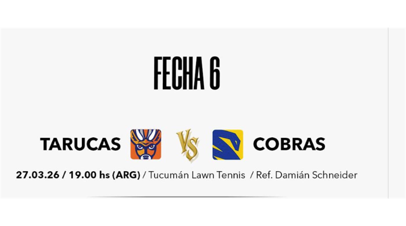 TARUCAS RECIBE A COBRAS EN LA APERTURA DE LA SEXTA FECHA DEL SÚPER RUGBY AMERICAS 