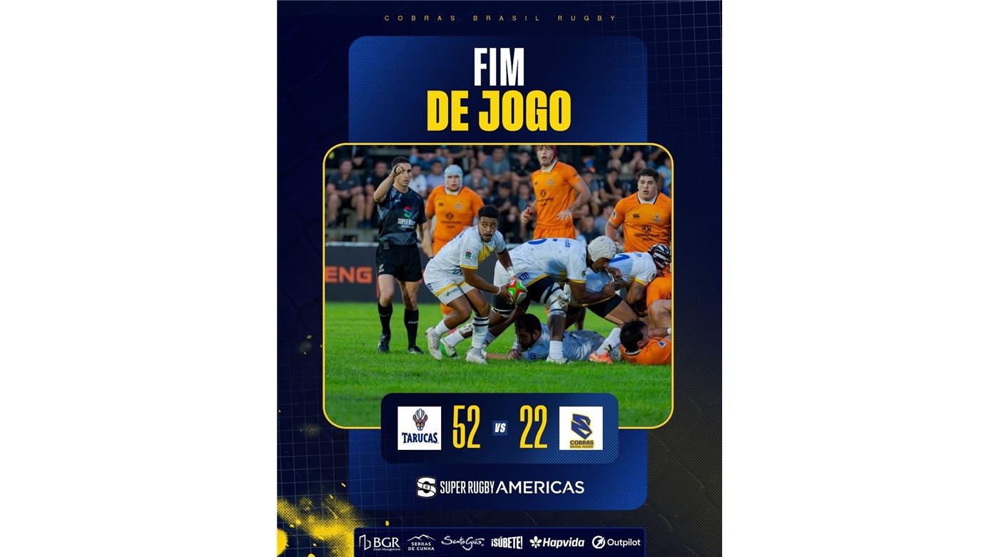 TARUCAS BRILLÓ ANTE COBRAS Y LIDERA, POR AHORA, EL SUPER RUGBY AMERICAS