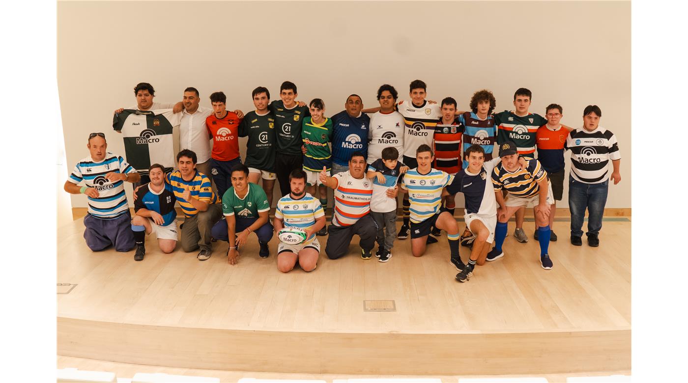 SE TOMÓ LA PRIMERA FOTO DE CAPITANES DE RUGBY INCLUSIVO