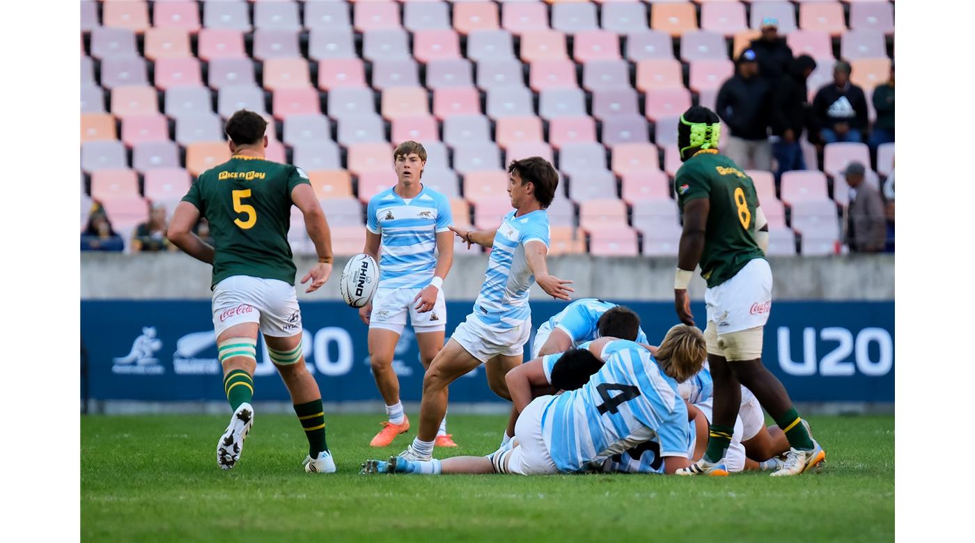 LOS PUMITAS NO HICIERON PIE EN SU DEBUT EN EL RUGBY CHAMPIONSHIP M20 ANTE SUDÁFRICA