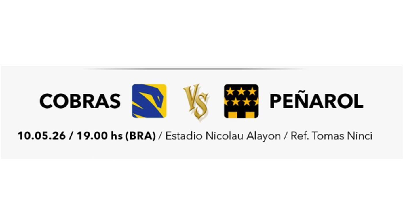 PEÑAROL VIAJÓ A BRASIL EN BUSCA DE UNA GOLEADA ANTE COBRAS XV