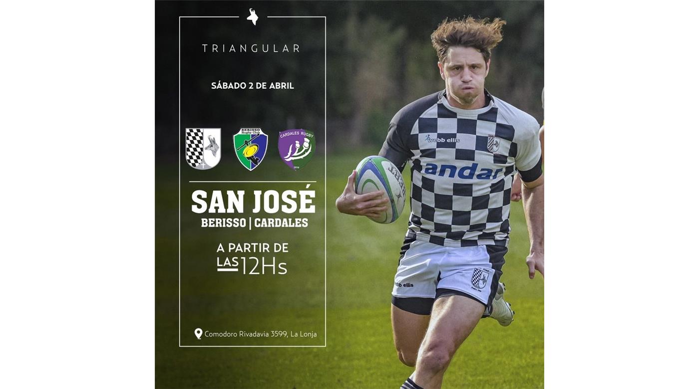 SAN JOSÉ RECIBE A  BERISSO Y CARDALES EN UN TRIANGULAR