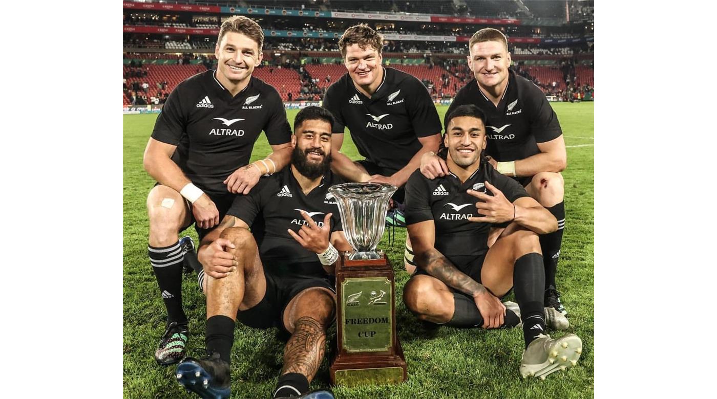 Nueva Zelanda le ganó a Sudáfrica en un partido espectacular
