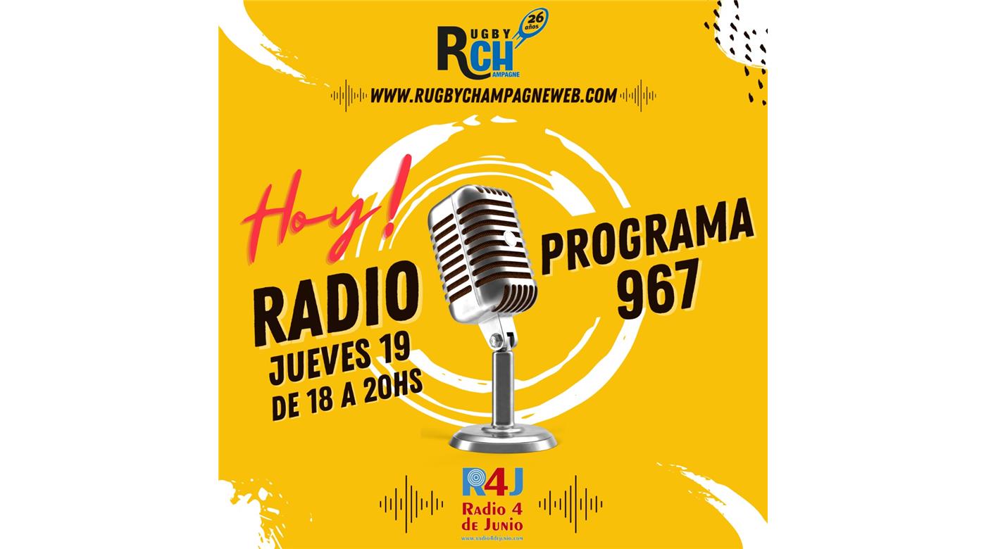 UN NUEVO PROGRAMA ESPECIAL DE RCH RADIO 