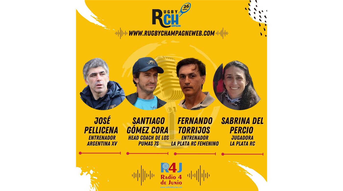 RCH RADIO: CUATRO INVITADOS DE LUJO EN UNA TARDE A PURO RUGBY