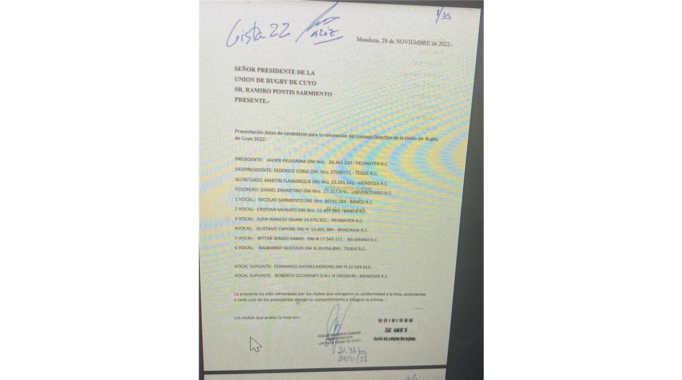SE ACABAN LAS LISTAS ÚNICAS O SE PRESENTA SOLO LA OPOSICIÓN?