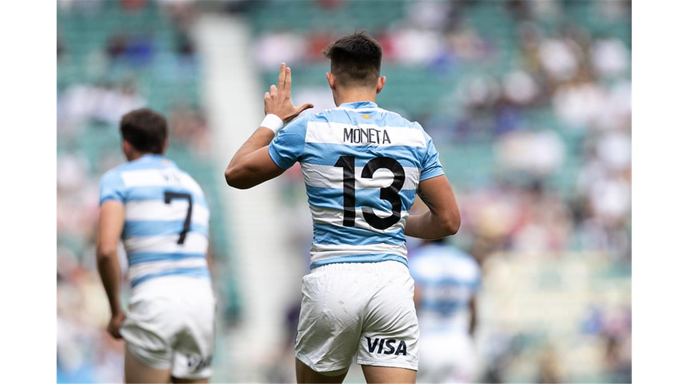“EL RAYO” MARCOS MONETA CUMPLIÓ 100 PARTIDOS CON LOS PUMAS SEVENS Y LO FESTEJÓ CON DOS TRIES