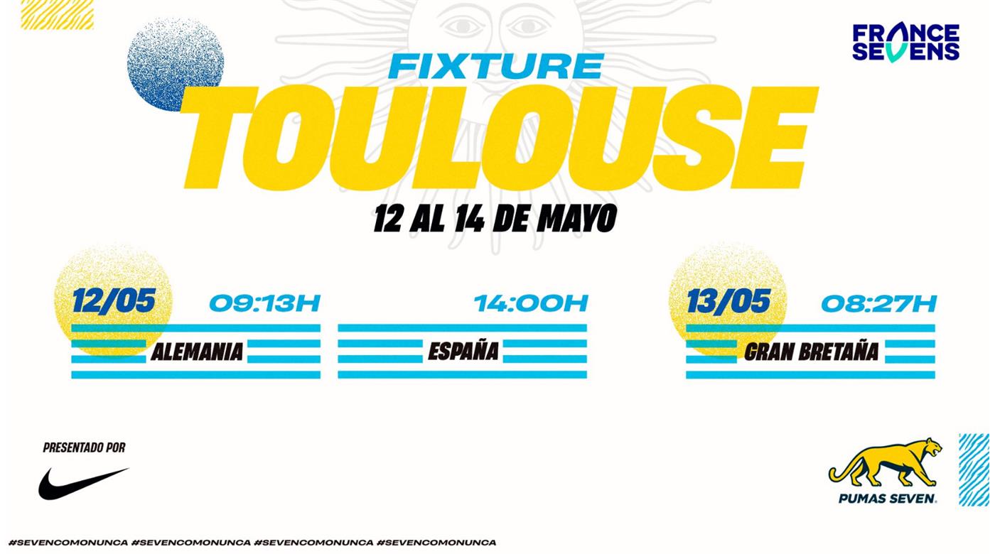 EL FIXTURE DE LOS PUMAS 7'S EN EL SEVEN DE TOULOUSE