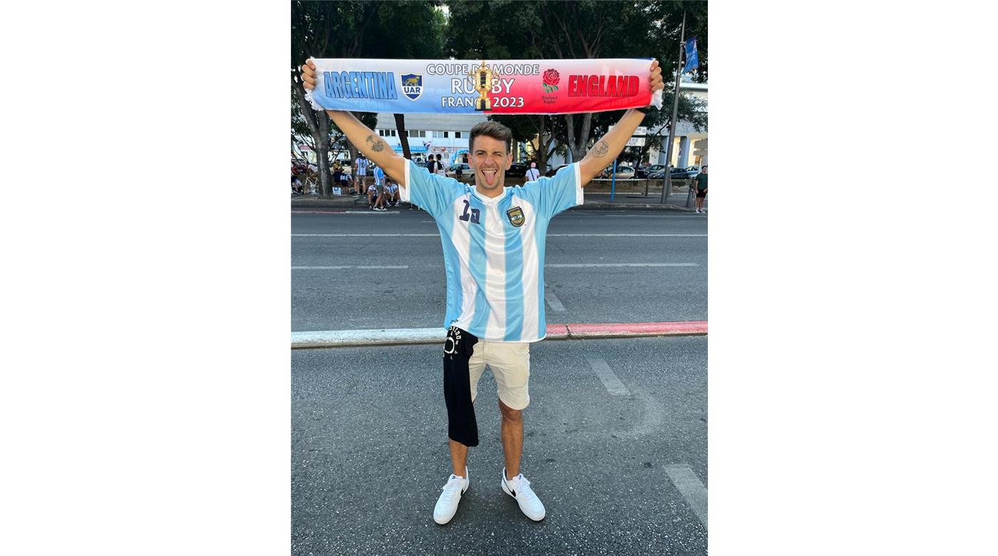HISTORIAS DE ARGENTINOS EN EL MUNDIAL: VIAJARON DESDE MALLORCA PARA ALENTAR A LOS PUMAS