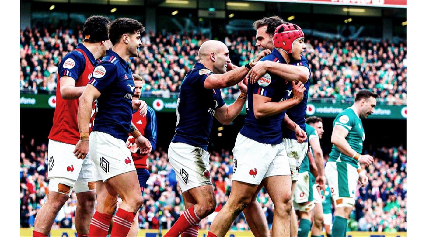 FRANCIA SE QUEDÓ CON UNA GRAN VICTORIA ANTE IRLANDA Y AHORA ES EL PUNTERO DEL SEIS NACIONES