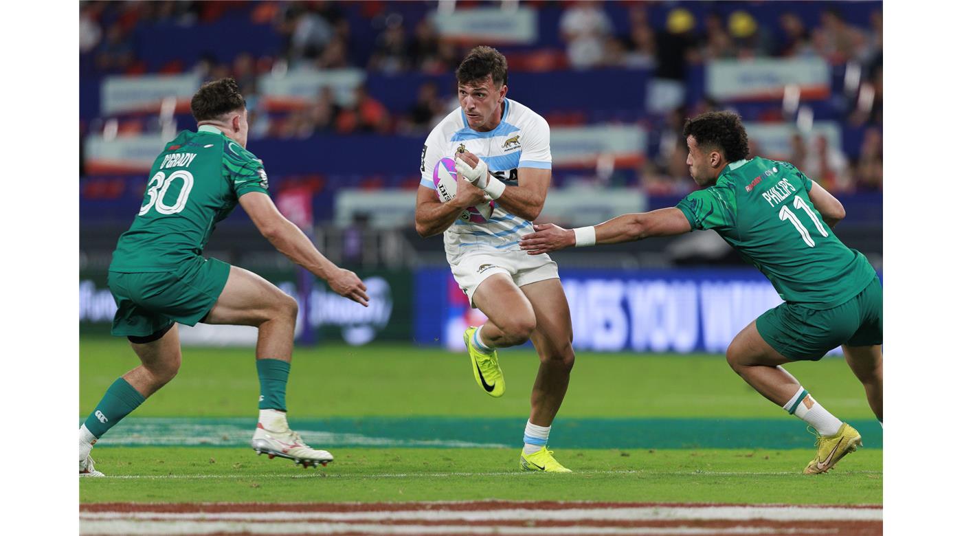 GOLEADA DE LOS PUMAS 7S ANTE IRLANDA EN EL INICIO DEL TORNEO DE HONG KONG 