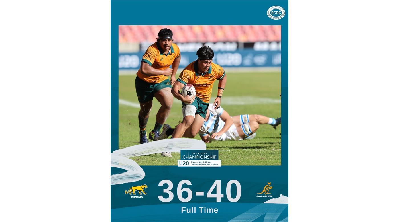 LOS PUMITAS MEJORARON EN SU JUEGO, PERO CAYERON ANTE AUSTRALIA EN LA DESPEDIDA DEL CHAMPIONSHIP M20