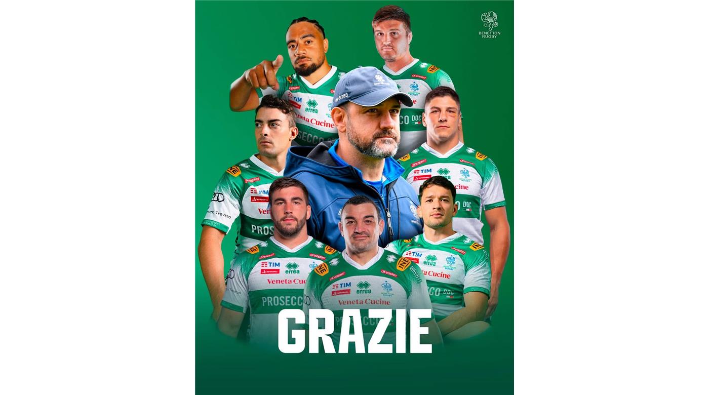 AGUSTÍN CREEVY E IGNACIO BREX SE DESPIDIERON DEL BENNETON TREVISO Y FUERON HOMENAJEADOS