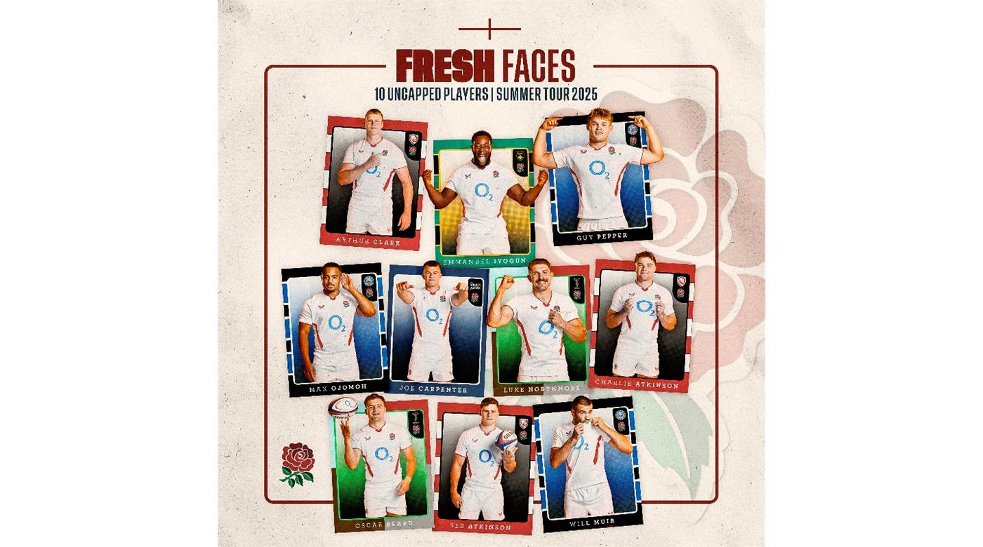 LOS DIEZ NUEVOS INGLESES QUE VIAJARÁN A LA GIRA PARA LA VENTANA DE JULIO