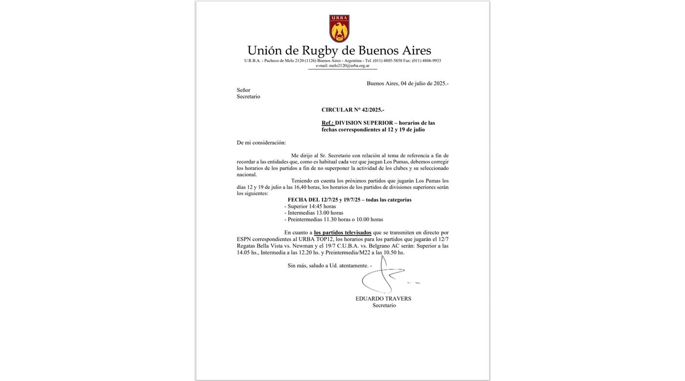 SE JUEGAN CUATRO PARTIDOS POSTERGADOS DE LA URBA Y LAS DOS SEMANAS PRÓXIMAS SE ADELANTAN LOS HORARIOS 