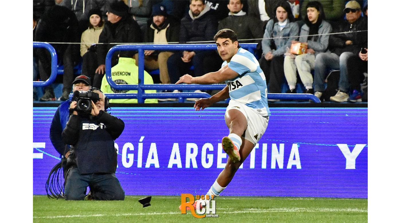 SANTIAGO CARRERAS ES EL GOLEADOR DEL RUGBY CHAMPIONSHIP