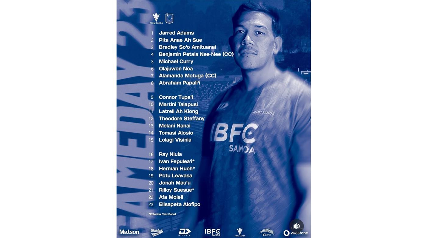 CHILE RECIBE A SAMOA CON LA ILUSIÓN PUESTA EN EL TRIUNFO QUE LO CLASIFIQUE AL MUNDIAL DE AUSTRALIA 2027